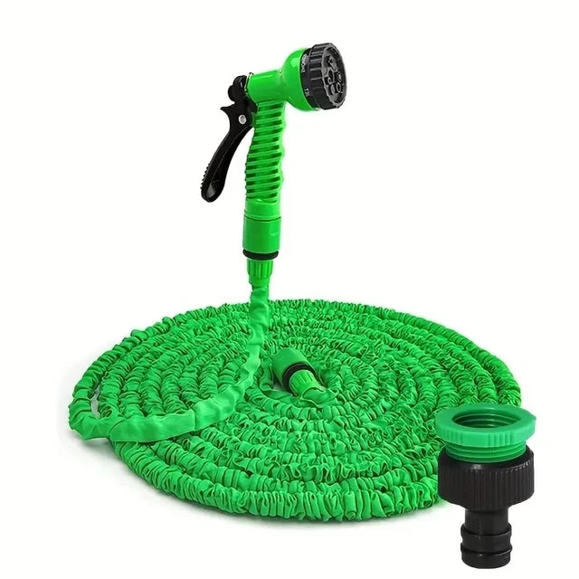 Expandable Garden Hose - 200ft with 7-Function Spray Nozzle
