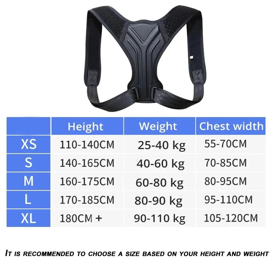 Posture Corrector Brace - Adjustable Back Support
