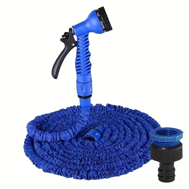 Expandable Garden Hose - 200ft with 7-Function Spray Nozzle