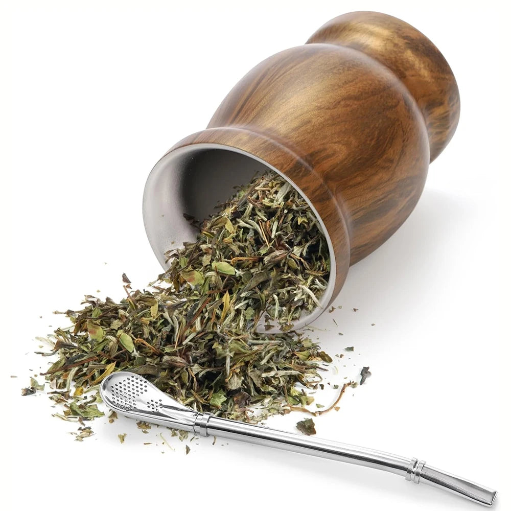 Yerba Mate Cup - 8oz Stainless Steel