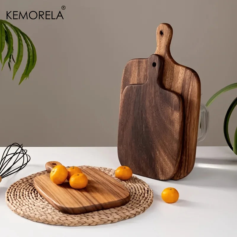 Wooden Cutting Board with Handle