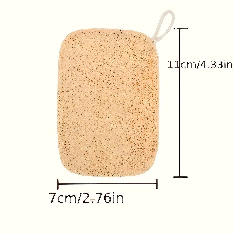 Natural Loofah Sponge - 6 Pack