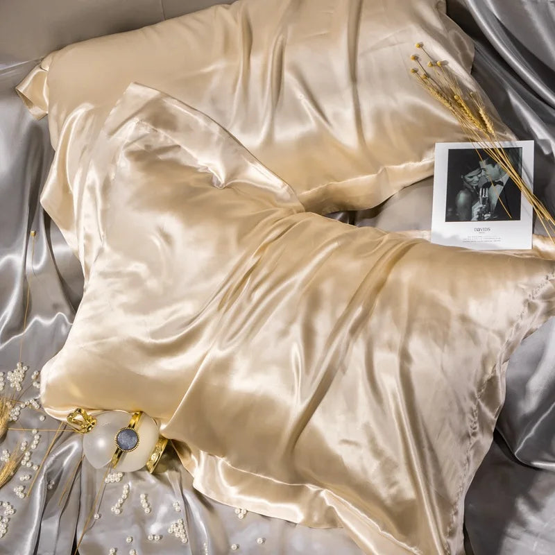 100% Pure Silk Pillowcase - Queen Size