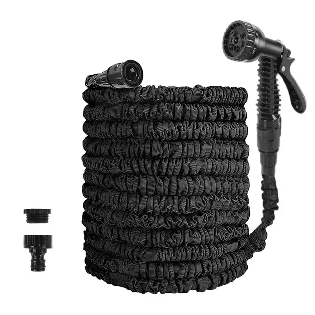 Expandable Garden Hose - 200ft with 7-Function Spray Nozzle