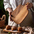 Wooden Cutting Board with Handle